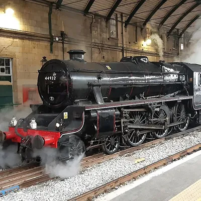 Blitz Steam Train in Hull Paragon Station