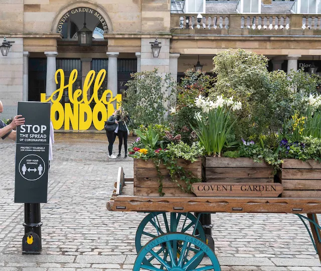 Covent Garden reopening London