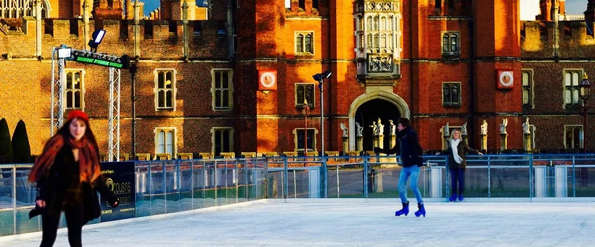 Hampton Court Palace Ice Rink London