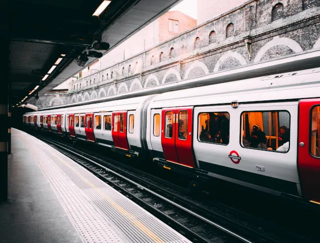 London Underground tube train