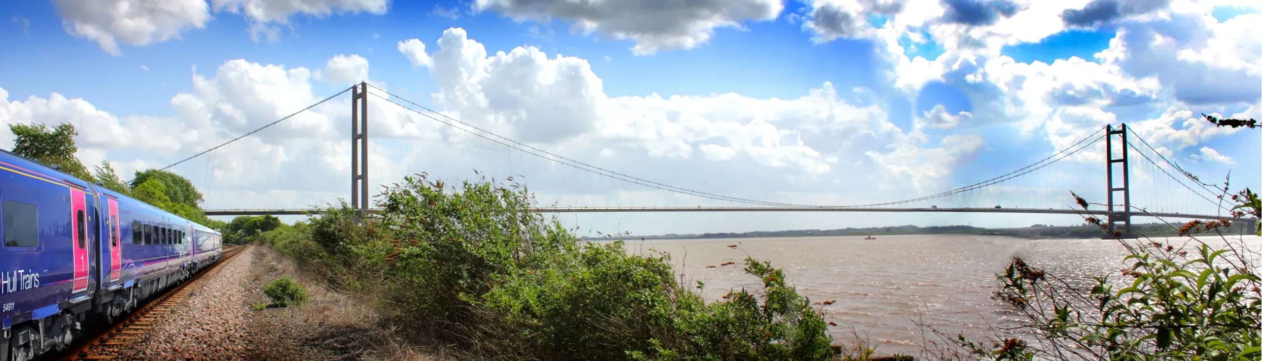 Hull Trains Humber Bridge Brough East Yorkshire