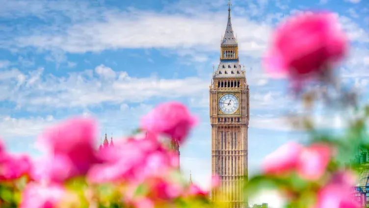 Big Ben in the spring time London