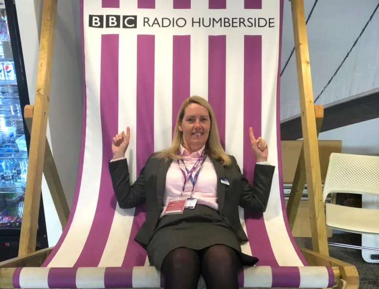 Hull Trains MD Louise Cheeseman BBC Radio Humberside