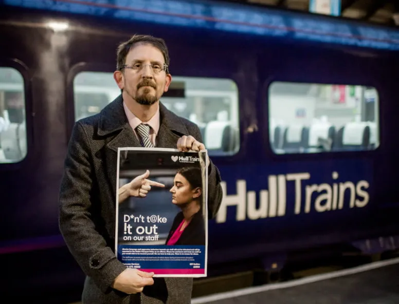 Hull Trains doesnt tolerate abuse campaign