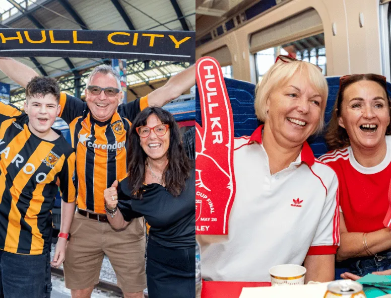 Hull City and Hull KR fans travelling with Hull Trains