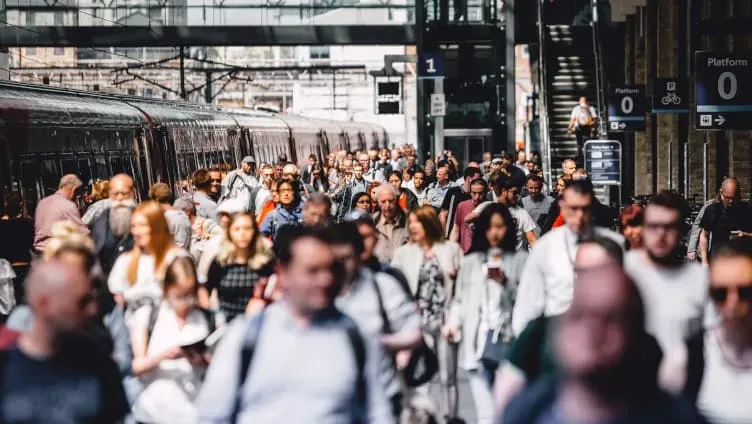 Hull Trains London station crowd