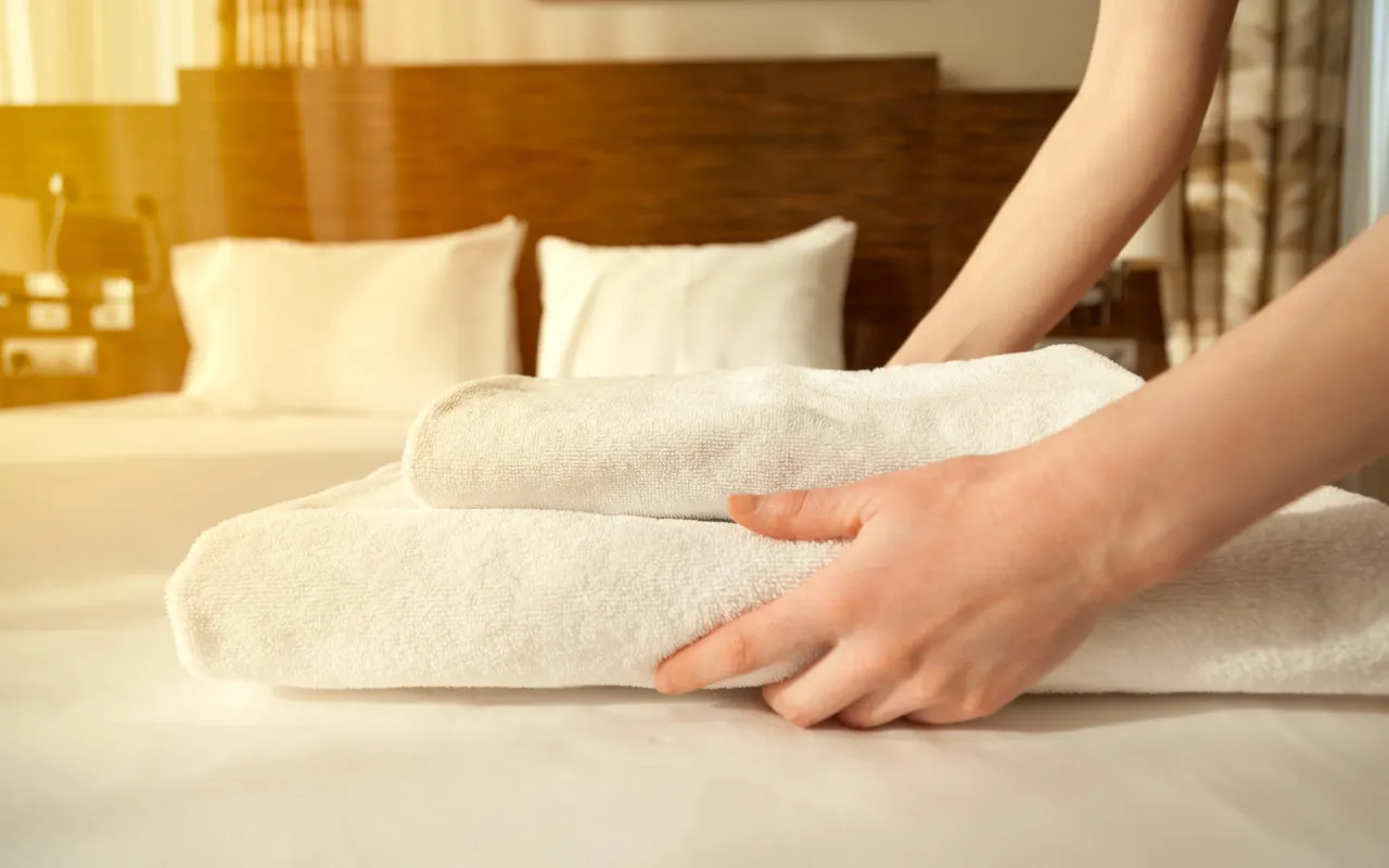 hotel towels